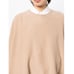 Vince Merino Wool/cashmere Knit Poncho Sweater in Camel