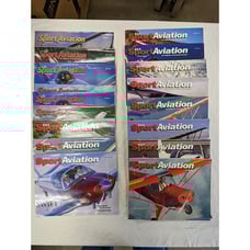 Lot ( 17) Vintage Sport Aviation Airplane Flying Magazine *Mixed Lot*