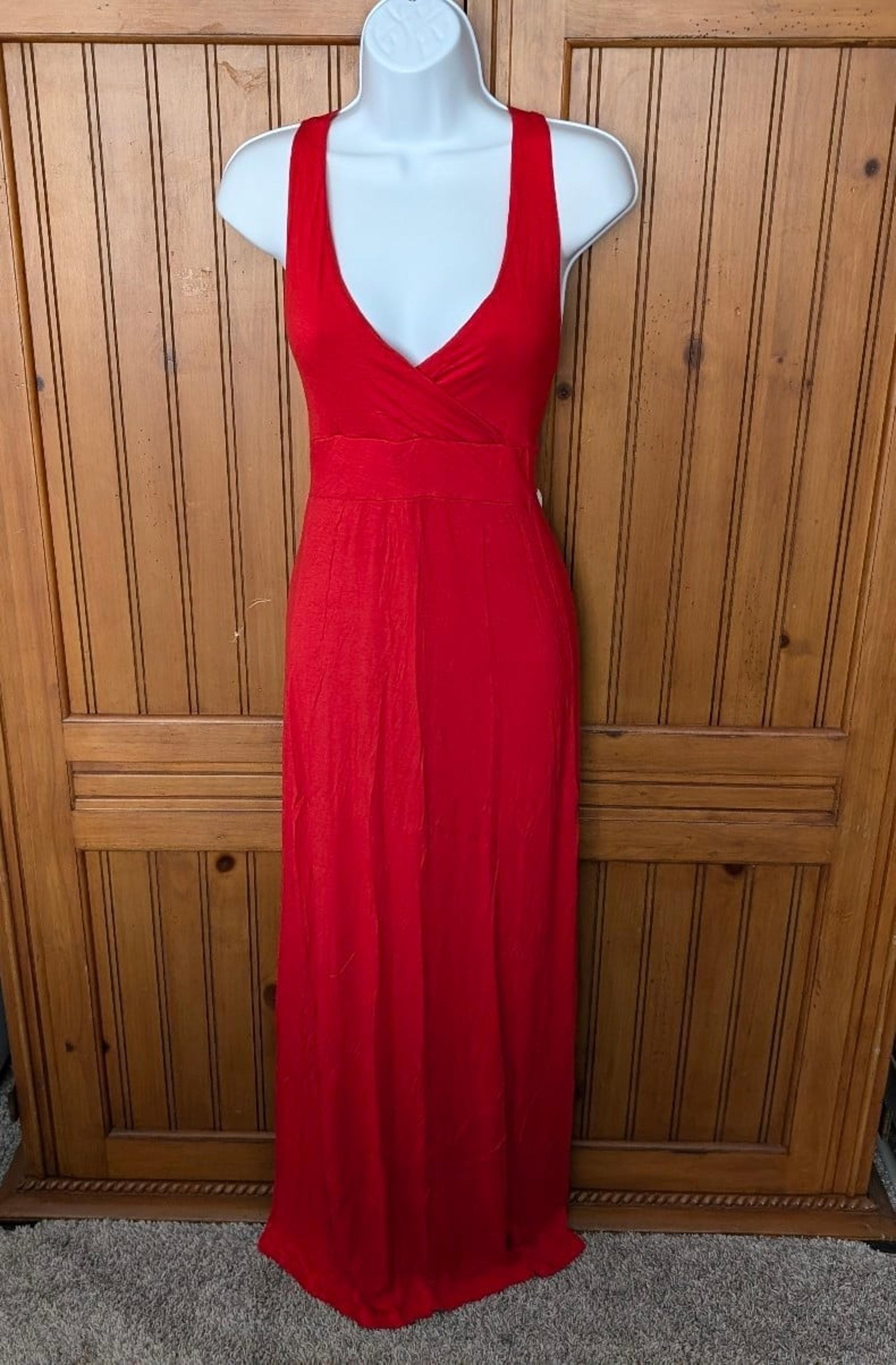 Women's Red Maxi Dress