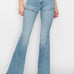 PLUS SIZE / HIGH RISE SKINNY FLARE JEANS