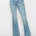 PLUS SIZE / HIGH RISE SKINNY FLARE JEANS