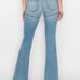 PLUS SIZE / HIGH RISE SKINNY FLARE JEANS