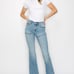 PLUS SIZE / HIGH RISE SKINNY FLARE JEANS