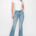 PLUS SIZE / HIGH RISE SKINNY FLARE JEANS