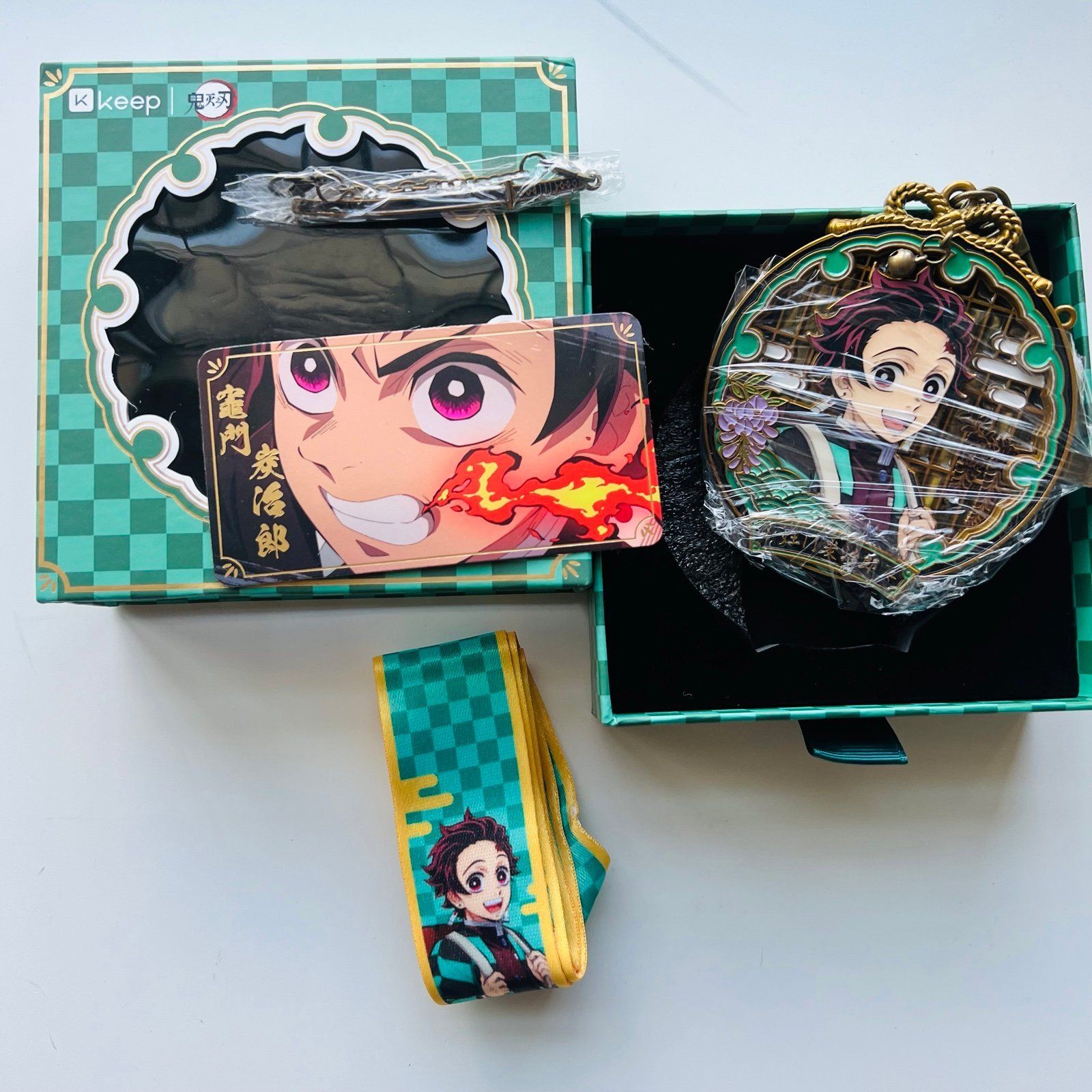 Kimetsu no Yaiba Demon Slayer x Keep Run Finish Medal Set (Tanjirou Ver.)