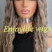 Ash blonde HD lace front wig