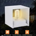 2 PCS White Outdoor Wall Mounted Sconces