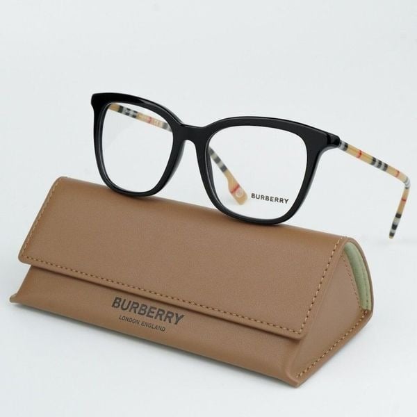 NEW Burberry BE2390 3853 Black Vintage Check Women Eyeglasses BE 2390