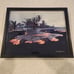 Black Framed Art Photo Hawaii Volcano Lava Signed G Brad Lewis 12x15 Photograph