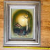 Gold Toned Cabin in the Woods Framed Oil Painting Signed by Sue Young 24 x 20