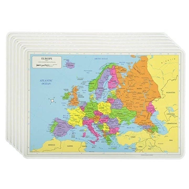 large discount M. Ruskin Company Europe Placemat Office large discount M. Ruskin Company Europe Placemat Office