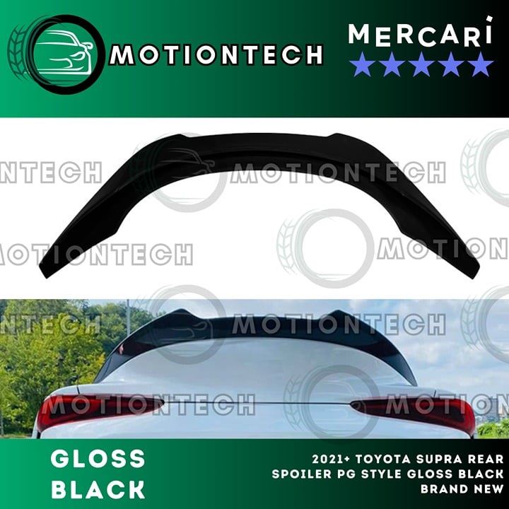 2021+ Toyota Supra Rear Spoiler PG Style Gloss Black Brand New