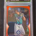 2023 Bowman Chrome#BDC-87 Cole Young Orange 22/25 Degree 9 Graded