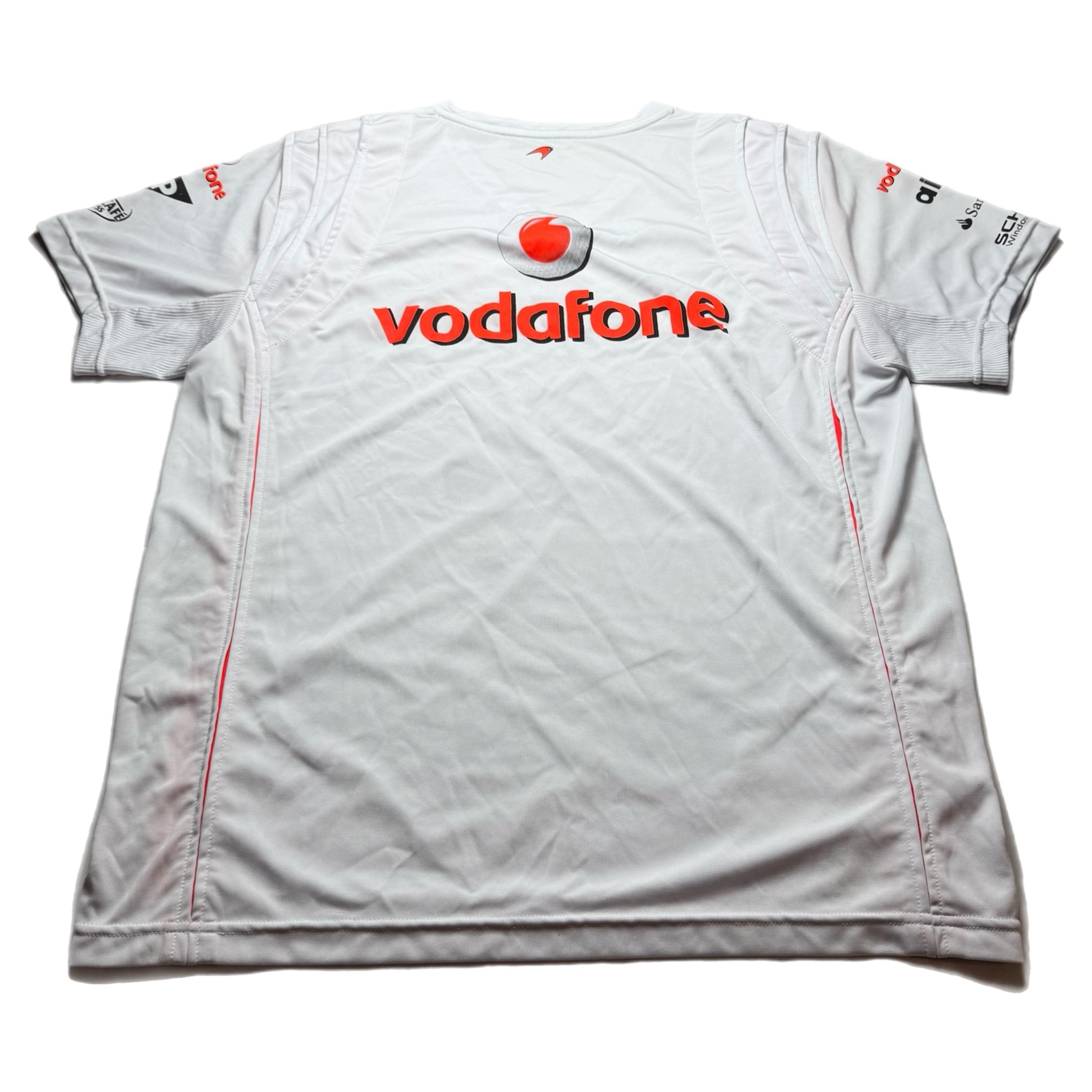 McLaren Mercedes Vodafone F1 Team Formula 1 Racing T-Shirt | Men’s Size L