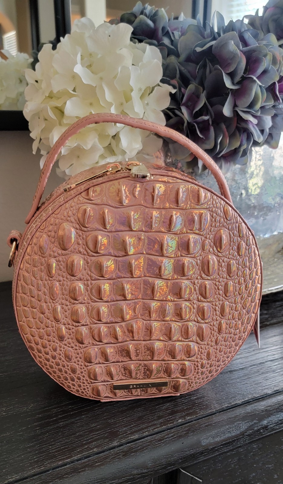 NWT Brahmin Lane in Rose Gold
