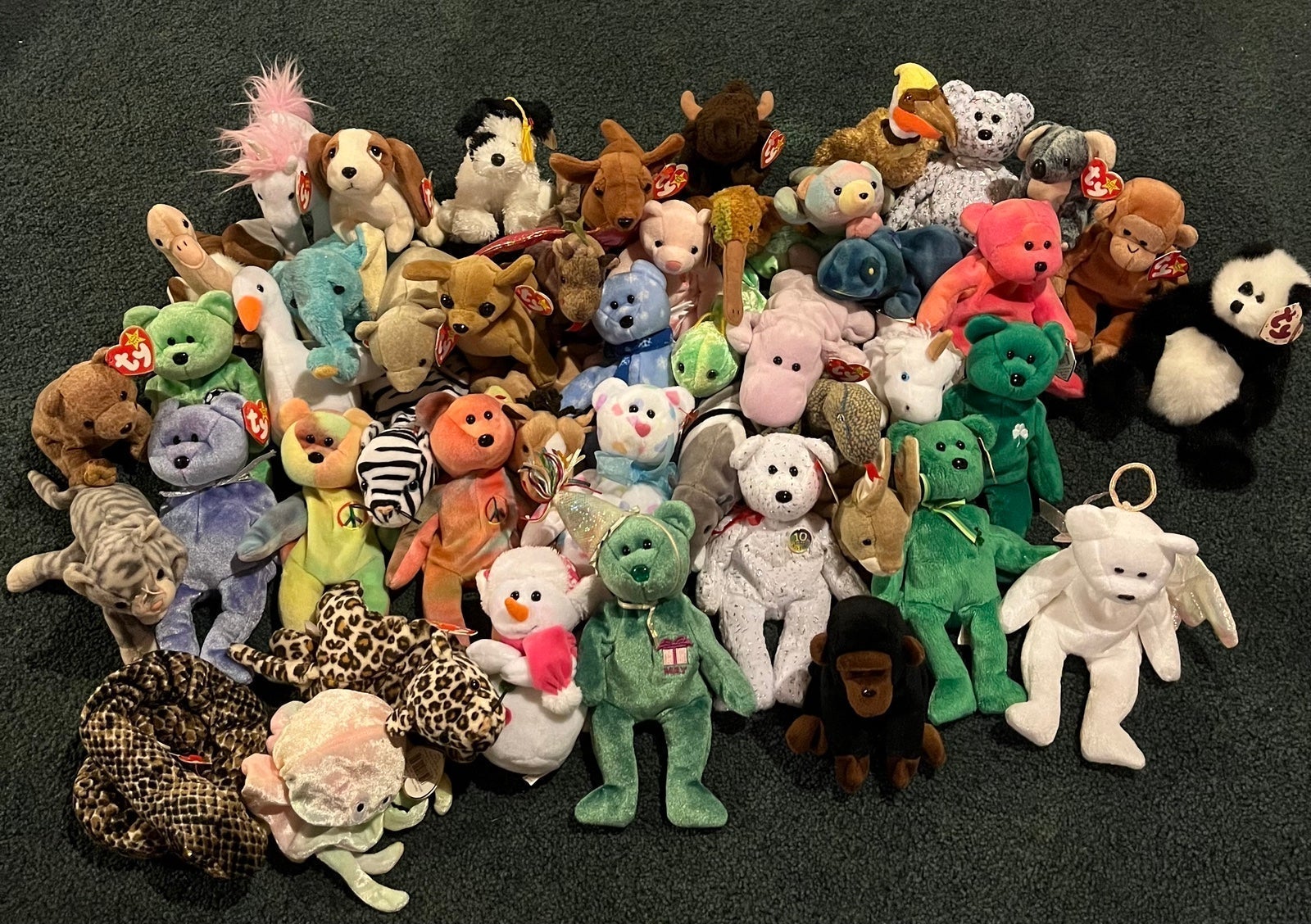 beanie babies LOT
