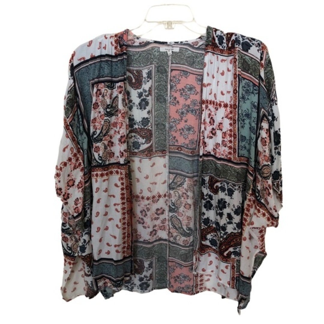 a lot of surprises Maurices Top Kimono Print Paisley Size One Women a lot of surprises Maurices Top Kimono Print Paisley Size One Women