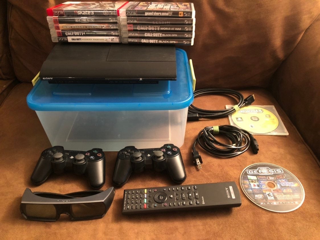 playstation 3 console w extras