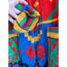 Vintage Cypress Colorful Aztec Bathrobe, One Size, No Belt