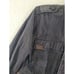 Fox Riders Jacket Men S Bomber Cafe Racer Dk Gray Distressed Cotton Canvas Zip