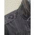 Fox Riders Jacket Men S Bomber Cafe Racer Dk Gray Distressed Cotton Canvas Zip