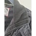 Fox Riders Jacket Men S Bomber Cafe Racer Dk Gray Distressed Cotton Canvas Zip
