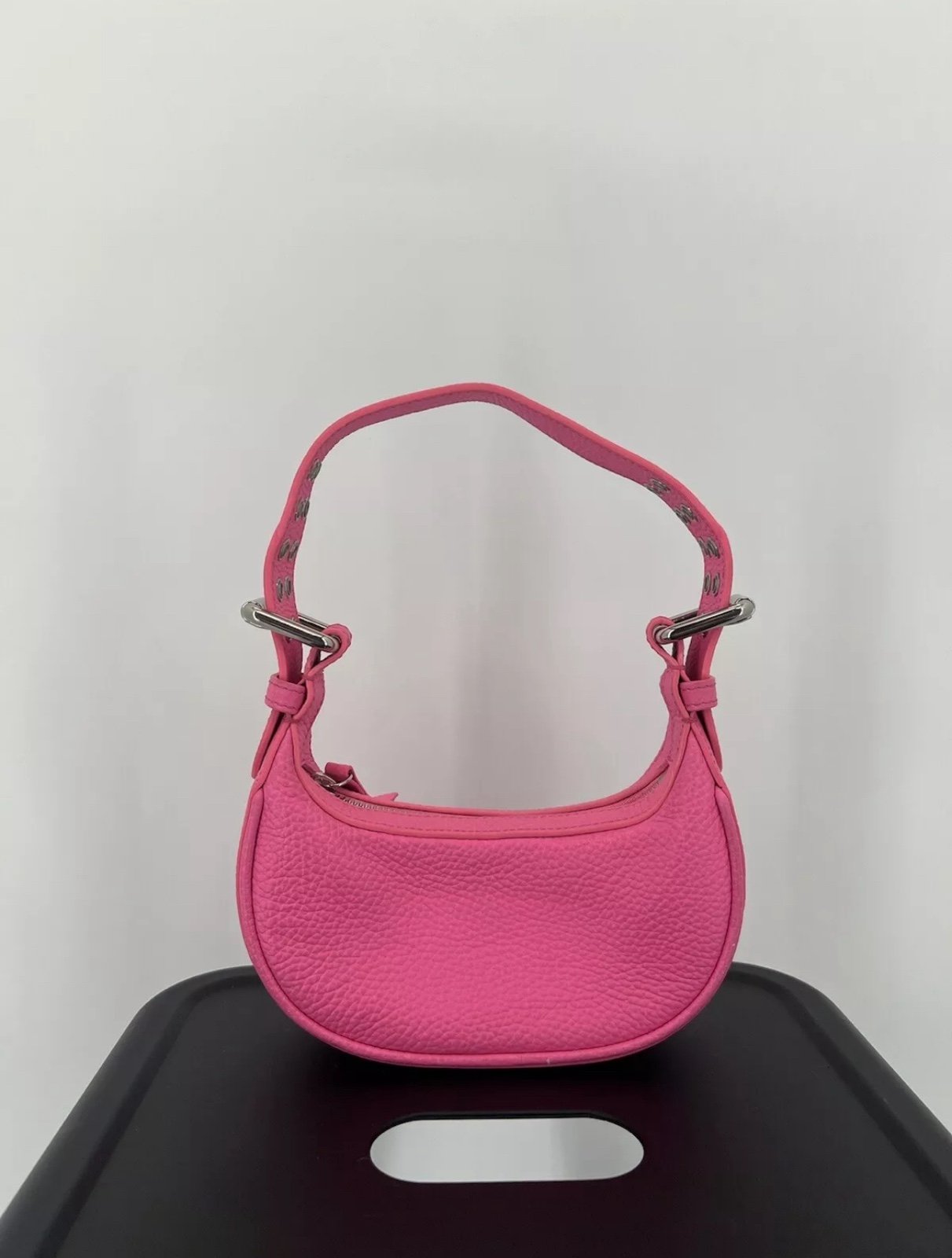 By Far Soho Leather Mini Bag In Pink