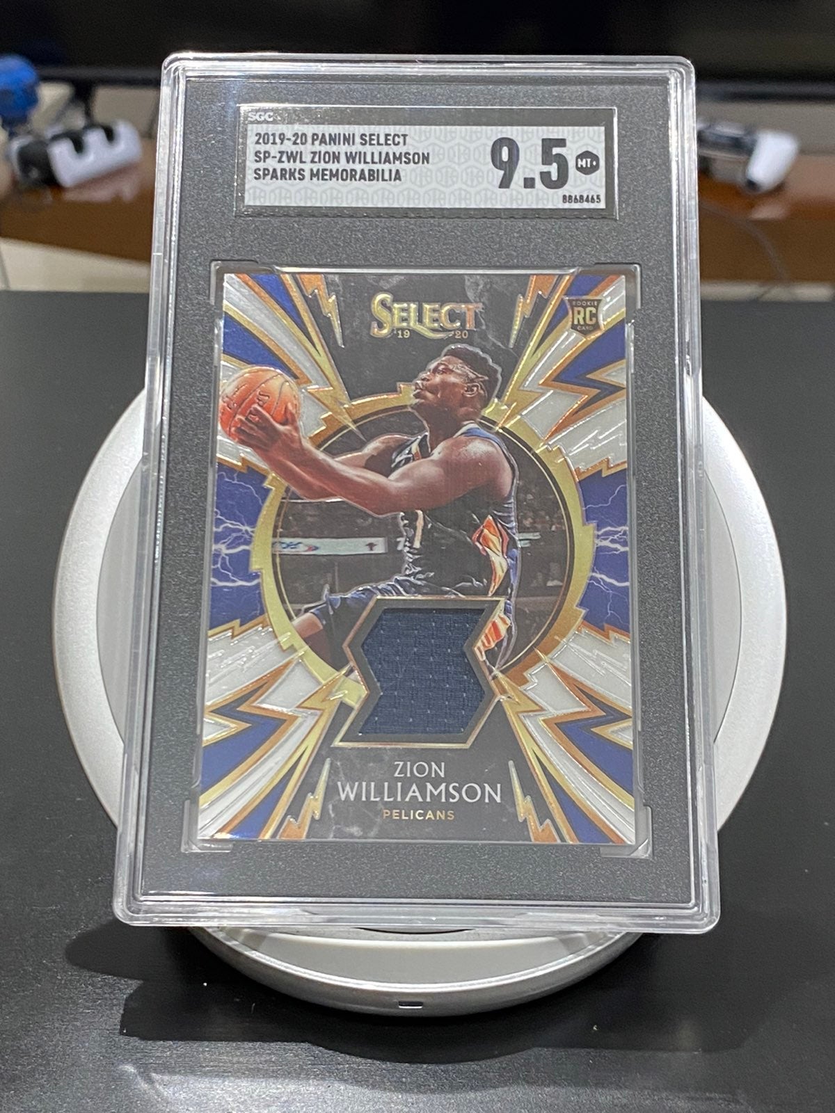 2019 panini select zion williamson spark