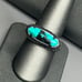 Kendra Scott Astra Luxe Gunmetal Ring in Variegated Teal