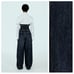NWT. Zara Navy Blue Strapless TRF Denim Jumpsuit. Size XS.