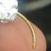 14K solid yellow Gold hoops earrings