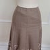 Lafettete 148 Embellished Linen Skirt
