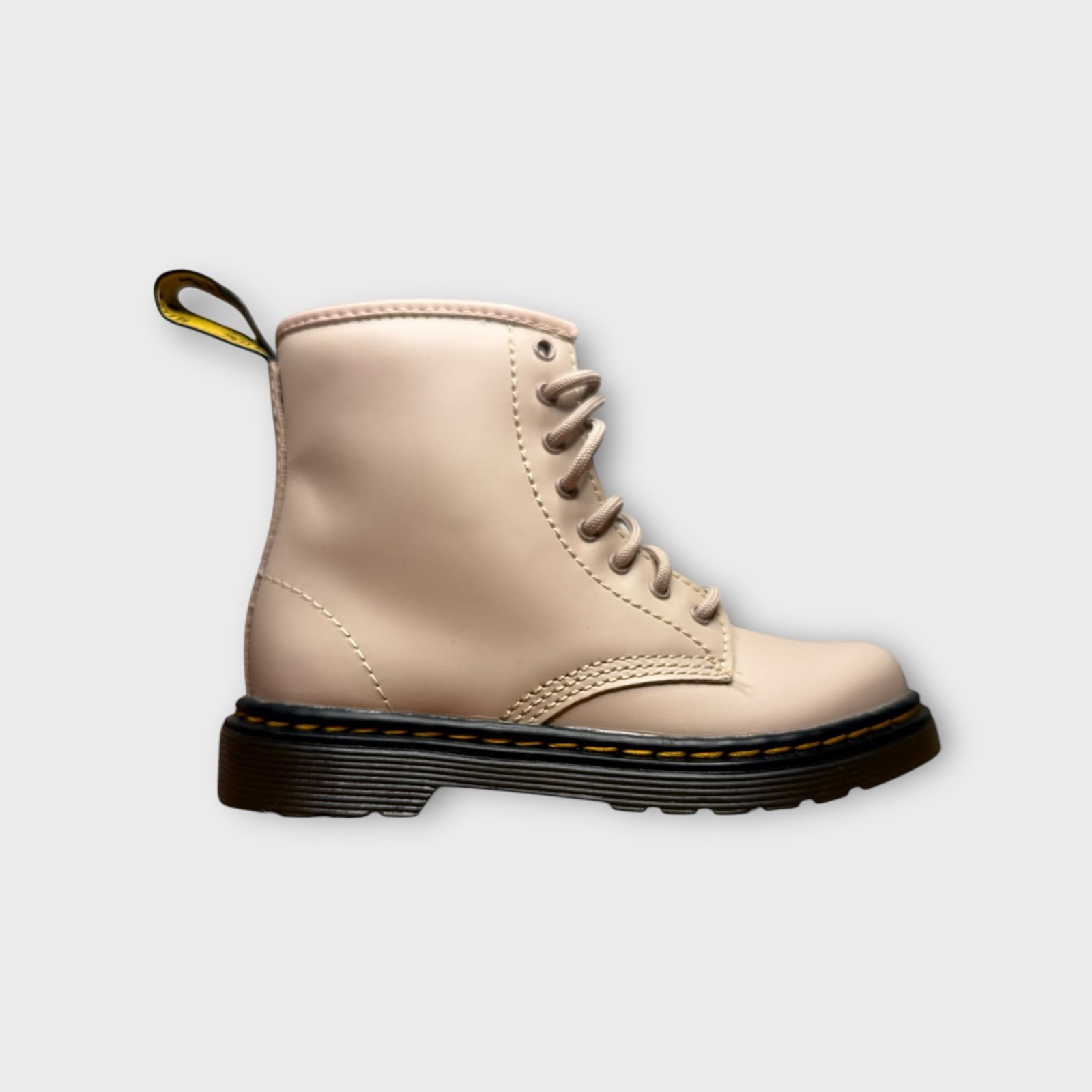 Dr. Martens 1460 Taupe Lace Up Ankle Boots Size 9