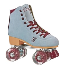 Roller Derby Candi Carlin Roller Skate - Blue / Burgandy Size 4 Women’s