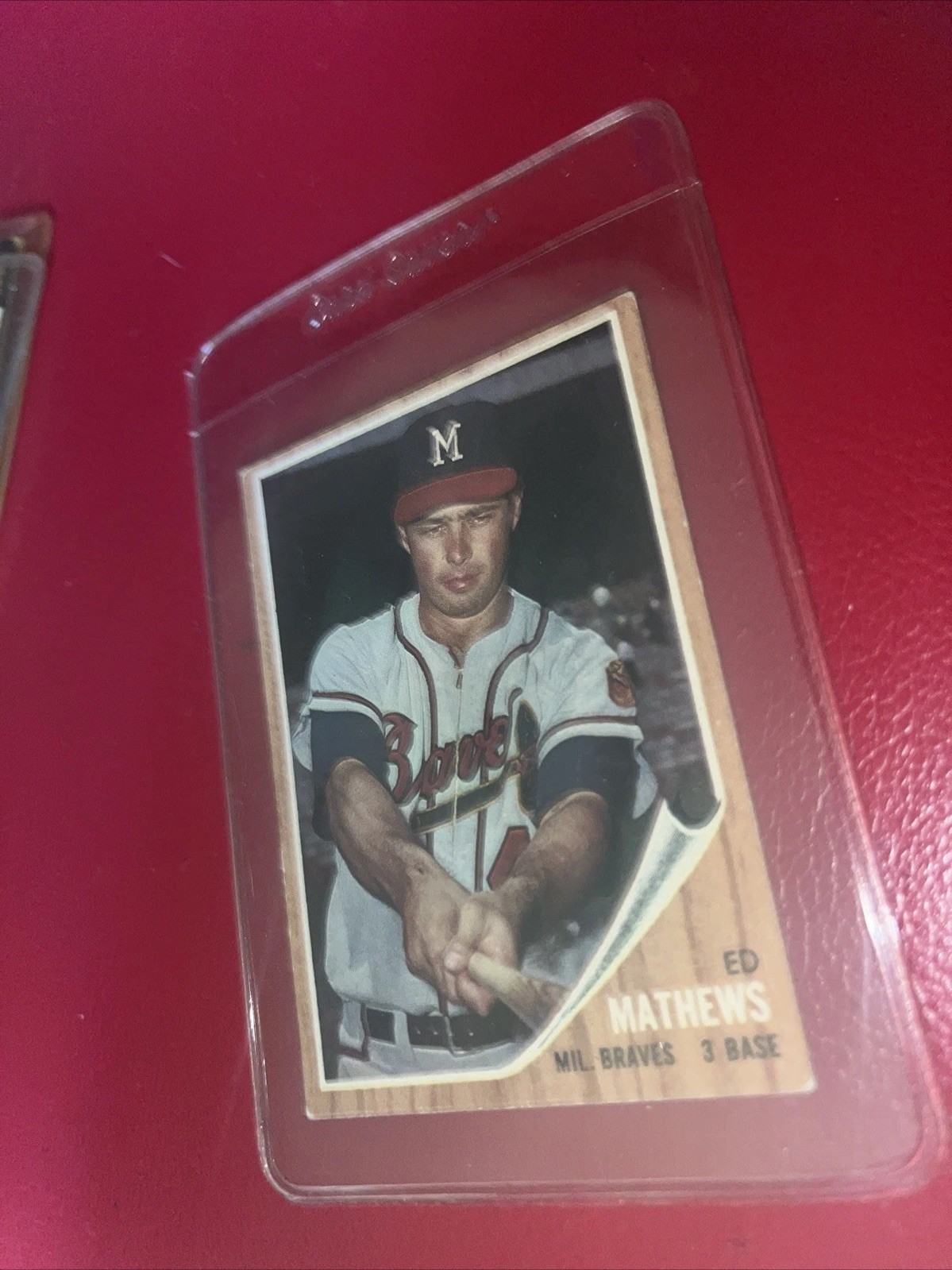 1962 Topps - #30 Eddie Mathews