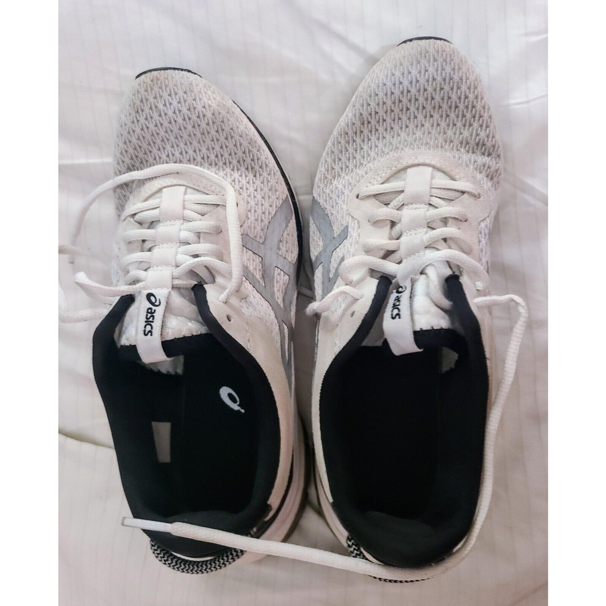 Size 8 - ASICS GEL-Kumo Lyte 2 White Running Shoe Sneaker Athletic Comfort Jock