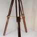 SOLID BRASS TELESCOPE WITH WOOD TRIPOD