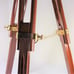 SOLID BRASS TELESCOPE WITH WOOD TRIPOD