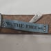 We The Free Blue Belt with Silver Buckle and Textured Fabric M/L