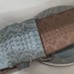 We The Free Blue Belt with Silver Buckle and Textured Fabric M/L