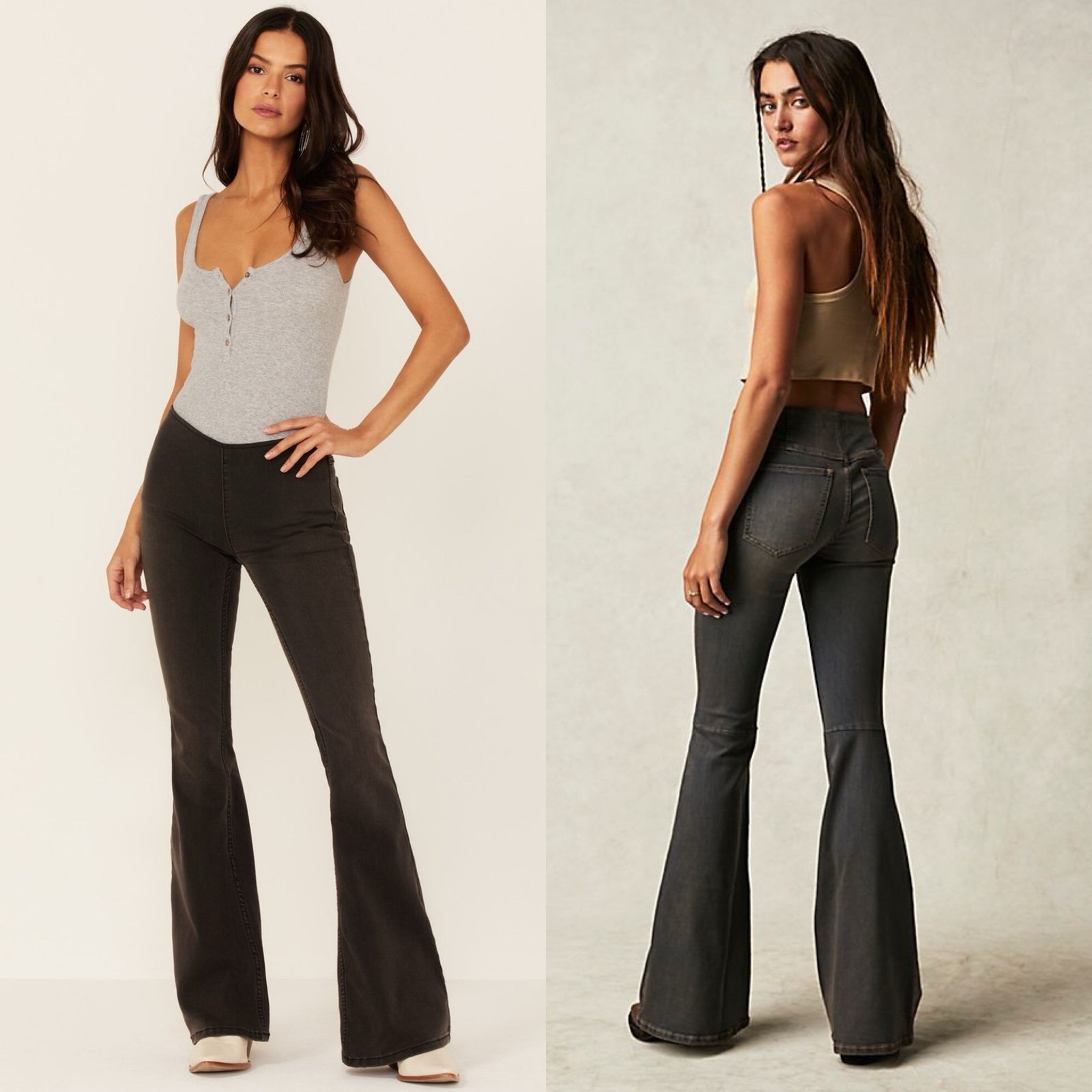 NWT FREE PEOPLE Penny Flare Stretch Jean Sz 25