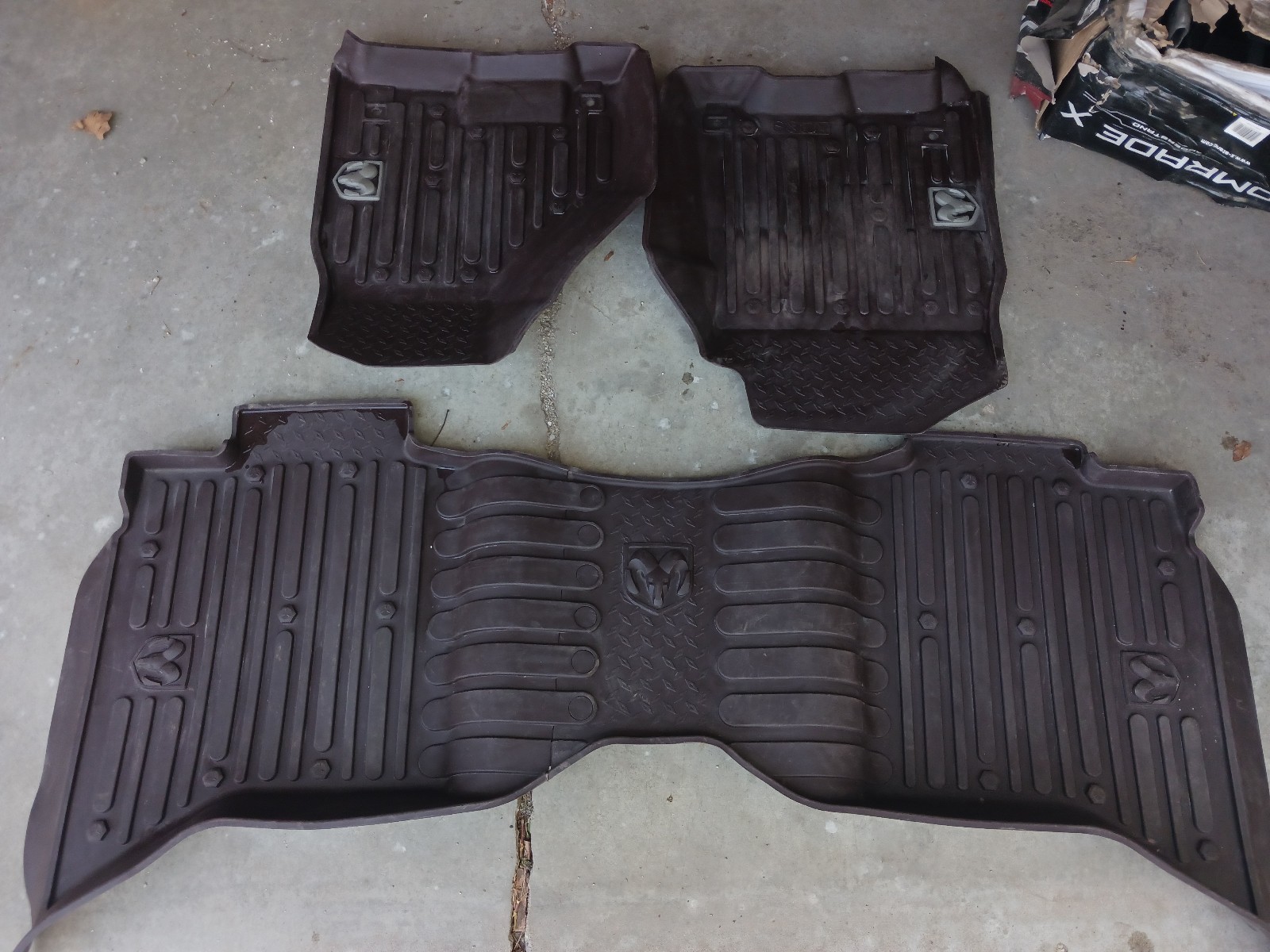 RAM rubber floor mats