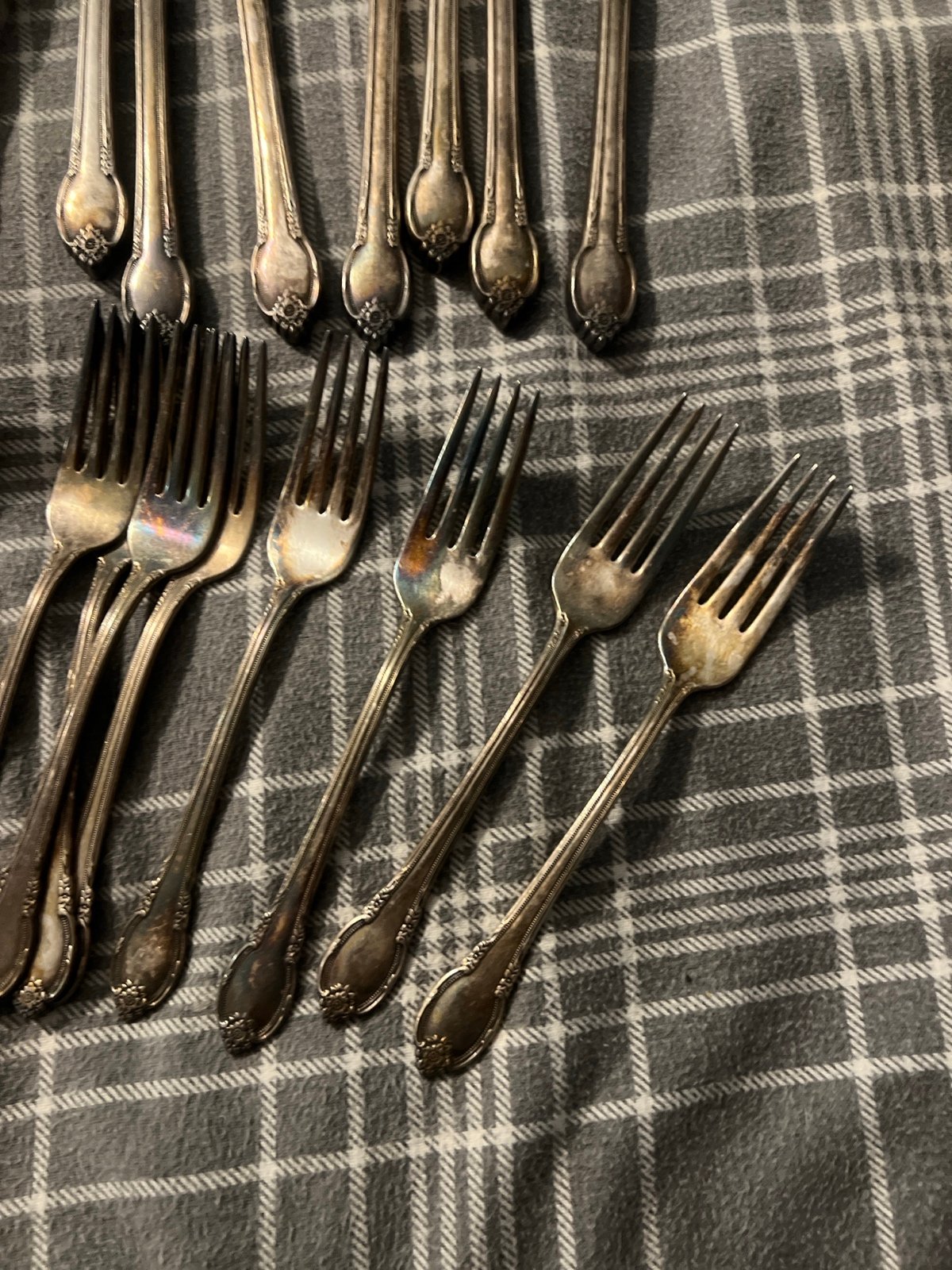 Vintage 1847 Roger Bros Remembrance Silver Utensil Lot