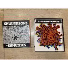 Shmuzzles Shlameleons Interlocking Lizards 1976 Puzzle 36 Pieces New +23 Used