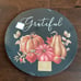 Set of 4 Fall Pumpkin Cork Placemats Grateful