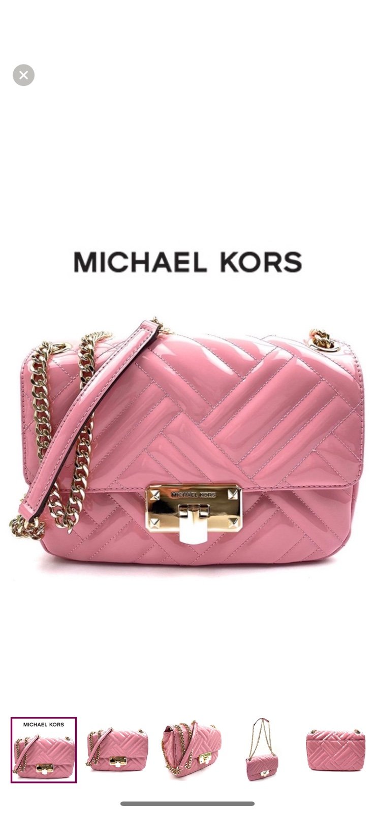 Michael Kors Quilted Vegan Faux Leather Bag
