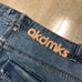 Vintage Y2K Akademiks Baggy Style Patchwork Denim Jeans Mens 36x34 Blue Faded