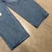 Vintage Y2K Akademiks Baggy Style Patchwork Denim Jeans Mens 36x34 Blue Faded