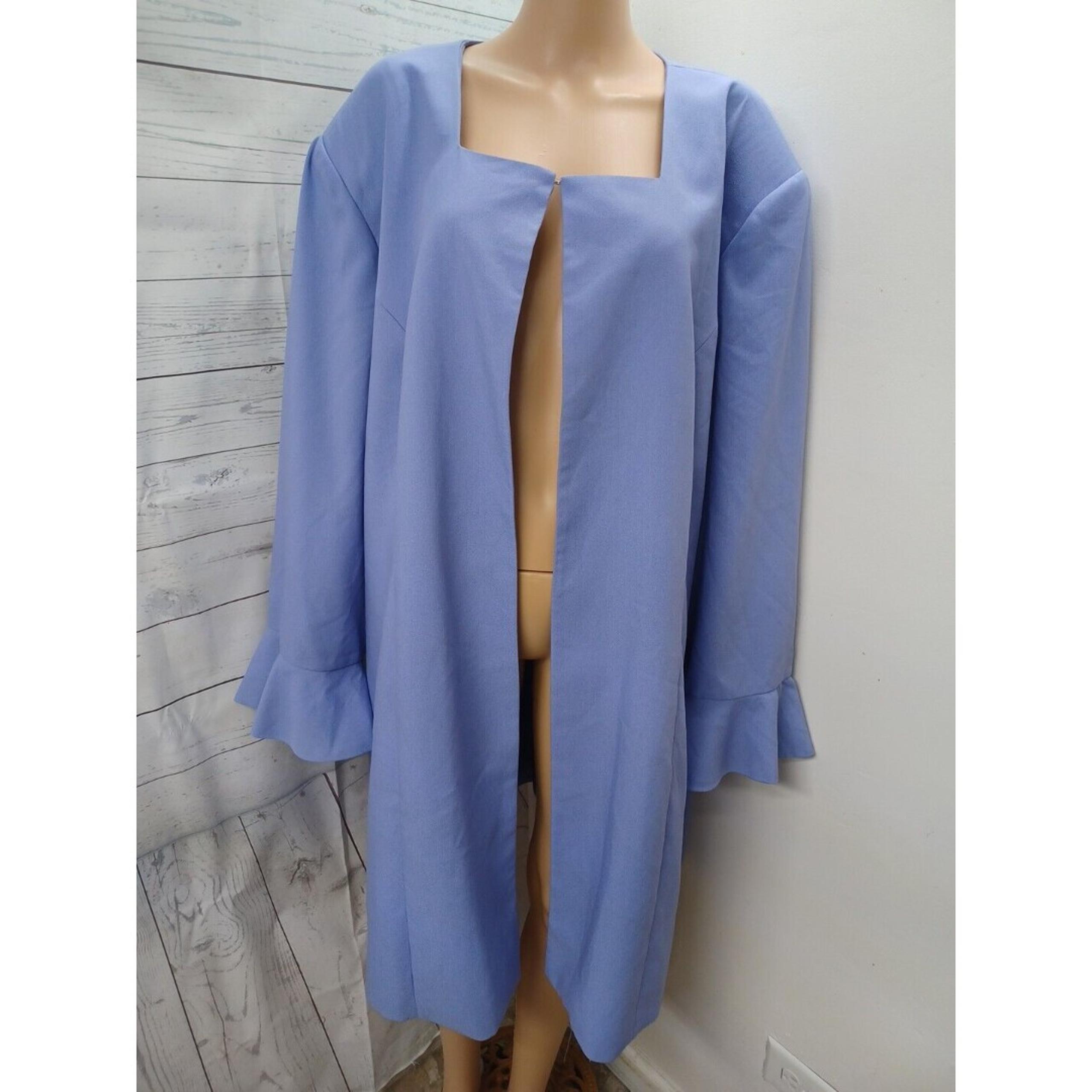 Ben Marc Womens Long Cardigan Jacket Purple Sz 30