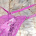 New VERY SEXY Panty Underwear Thong V-String Lace Mesh Charm Chain